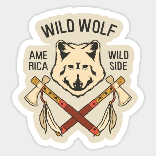 Wild Wolf Sticker